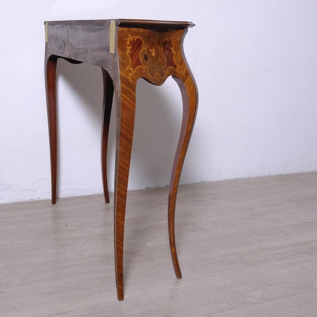Louis XV Style Wooden Console Table, 1950s For Sale - Image 14 of 18