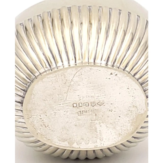 Metal English Silver on Brass Oval Tea Caddy, 19th Century For Sale - Image 7 of 8