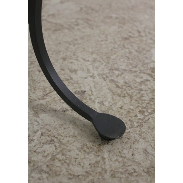 Pair Italian Hand Painted Terracotta & Iron Garden Seats Chairish