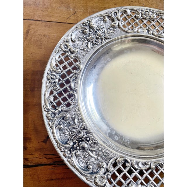 Tiffany and Co. Antique Tiffany & Co Silver Plated Dessert Stand For Sale - Image 4 of 6