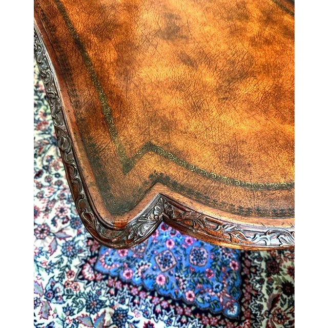 Extremely Rare 19th Century Victorian Period Burr Walnut Carved Centre Table by John Richard European Crossroads For Sale In Raleigh - Image 6 of 11