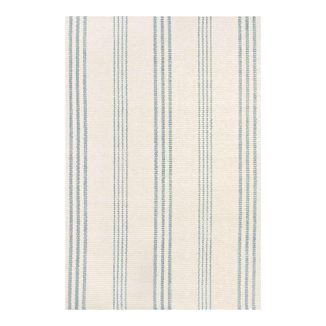 Dash & Albert by Annie Selke Swedish Stripe Woven Cotton Rug, 2'6" x 8' For Sale