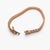 Modern 10k Rose Gold 4-7/8 CTTW Natural Round & Baguette Diamond Bracelet, 8 In For Sale - Image 3 of 7