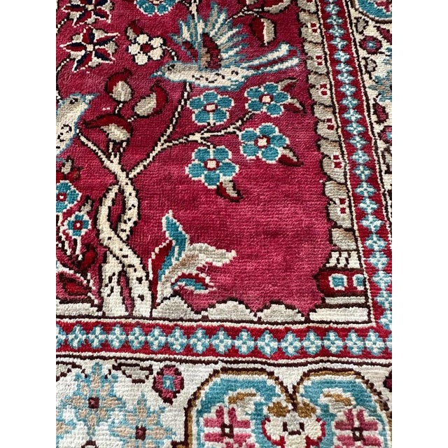 Vintage Turkish Silk Istanbul Rug, 2000s For Sale - Image 12 of 18