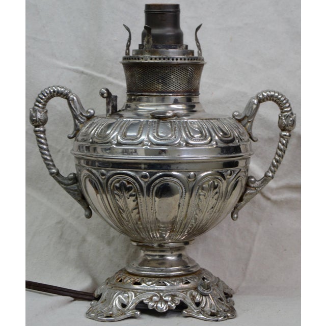 Bradley and Hubbard Converted Rayo Oil Lamp, 1888 Chairish