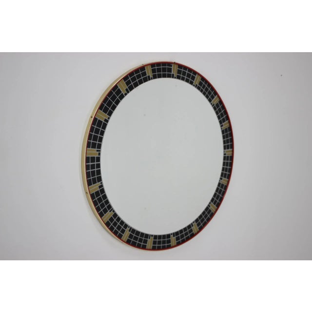 Mid-Century Mozaic Wall Mirror, Germany, 1970s For Sale - Image 3 of 7
