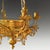 Gold Antique Arts and Crafts Bronze Chandelier, 1860 For Sale - Image 8 of 9