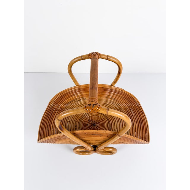 Mid-Century Modern Italian Riviera Magazine Rack from Vivai Del Sud, 1960s For Sale - Image 9 of 18