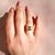 Late 19th Century Victorian 18k Old Mine Cut Diamond Buckle Ring, Size 6.75, Chester 1897 For Sale - Image 10 of 11