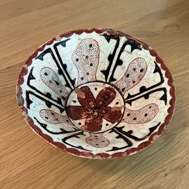 Persian Antique Persian Bowl For Sale - Image 3 of 7