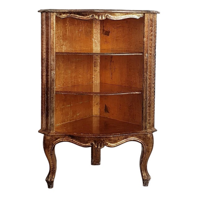 Vintage Italian Corner Cabinet, 1960s For Sale