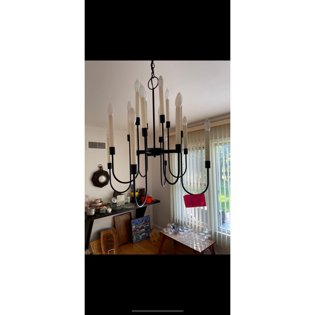 Sleek contemporary light fixture, vintage in excellent condition, works perfectly. We have price flexibility if you're...