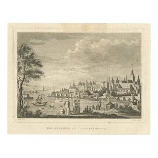 After Metz, Seraglio at Constantinople, Topkapi Palace, 1820, Engraving For Sale