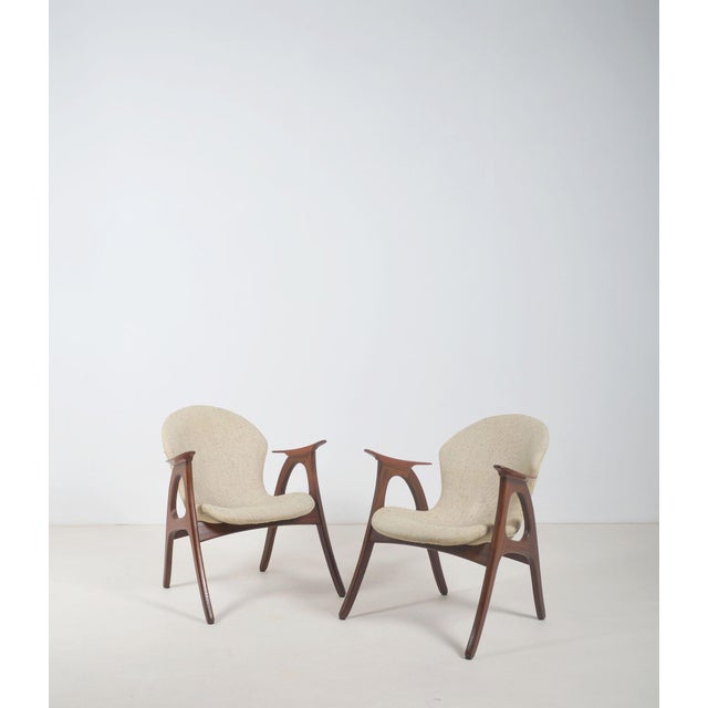 Set of Danish Armchairs by Aage Christiansen for Erhardsen & Andersen, 1960s For Sale - Image 10 of 10