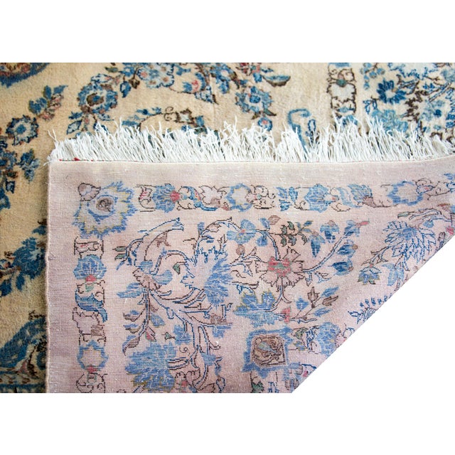 Vintage Persian Kashmir Rug For Sale In Chicago - Image 6 of 18