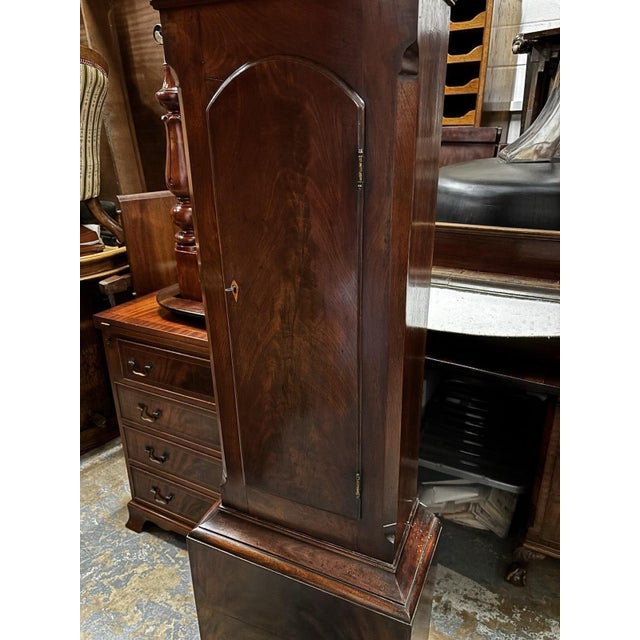 Georgian Mahogany Longcase Clock For Sale - Image 11 of 17