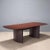 Vintage Italian Office Table in Burl Veneer, 1980s For Sale - Image 10 of 10