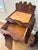 Pair of Antique American Victorian Rococo Revival Figured Walnut Marble-Top Bedside Cabinets, Circa 1870 For Sale - Image 4 of 12