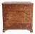 Georgian-Style 5-Drawer Chest With Oval Bail Pulls & Bracket Feet For Sale