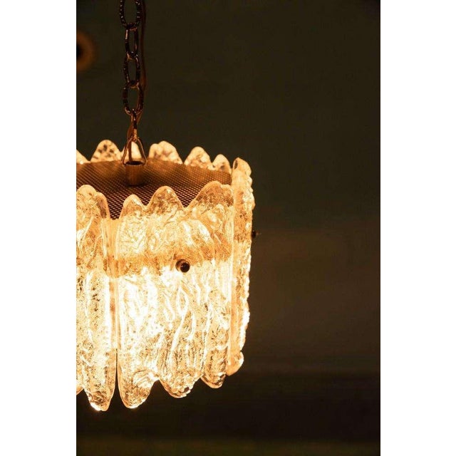 Vintage Glass Hanging Lamp from Orrefors For Sale - Image 15 of 18