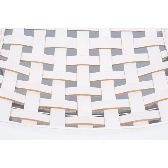 Leather Network Chair by Giancarlo from Fasem, 1980s For Sale - Image 10 of 13