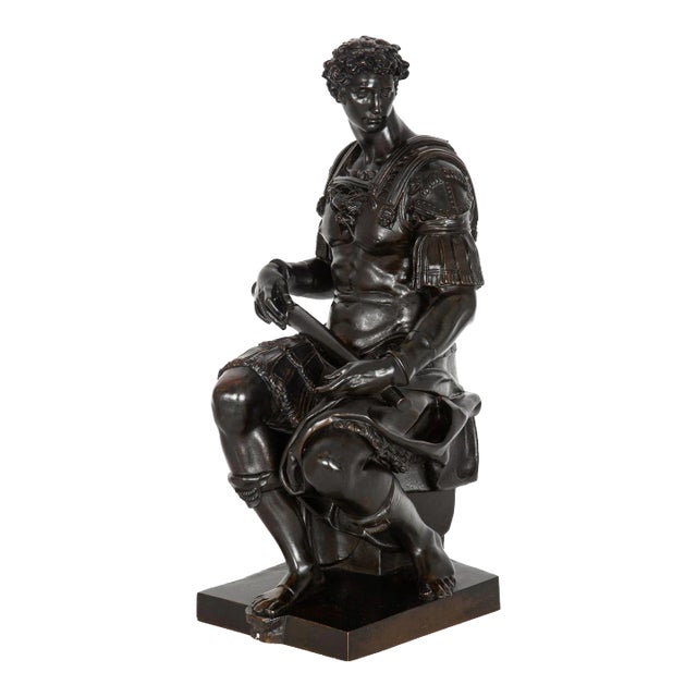 Grand Tour Bronze Sculpture Giuliano De Medici After the Antique, 19th Century For Sale
