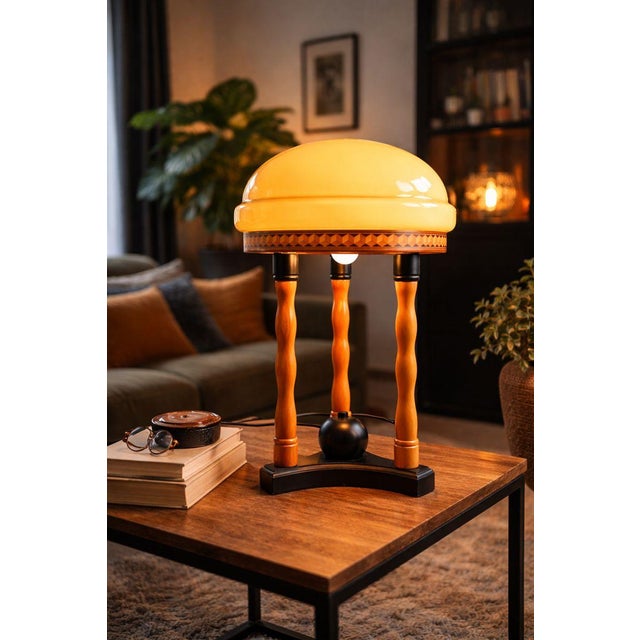 Vintage Table Lamp from Temde Leuchten, 1970s For Sale - Image 9 of 9
