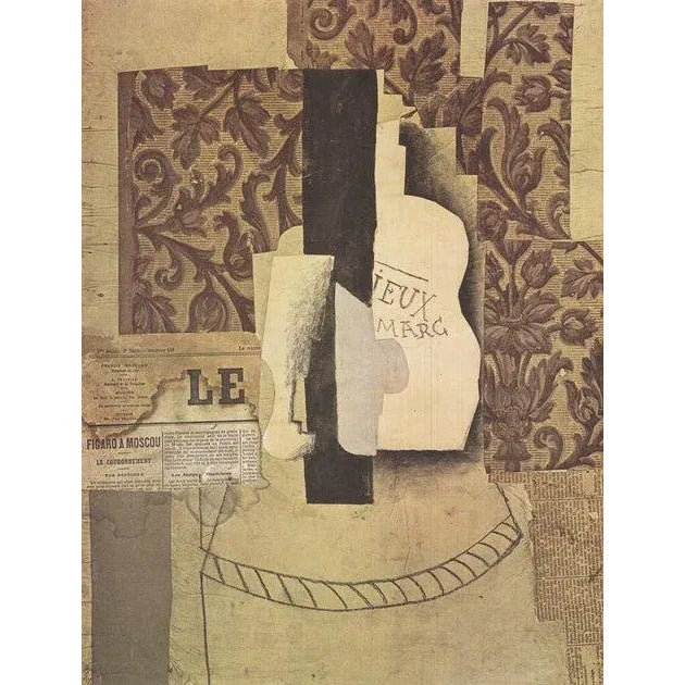 Artist: Pablo Picasso Title: Still Life, Bottle and Glass Year: 1990 Signed: No Medium: Offset Lithograph Paper Size:...