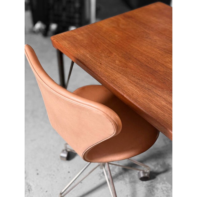Teak Desk by Peter Hvidt & Orla Mølgaard-Nielsen for Søborg Furniture Factory For Sale - Image 9 of 13