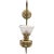 Victorian Brass Electric Converted Oil Lamp Wall Sconce, 5 Available For Sale
