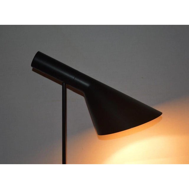 Black AJ Table Lamp by Arne Jacobsen for Louis Poulsen, Denmark, 1960s For Sale - Image 16 of 18