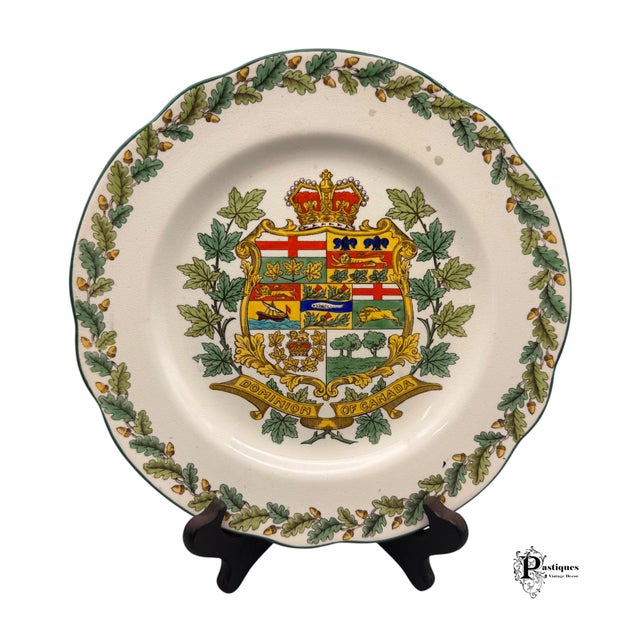 Antique Wedgwood Etruria Collection English Style Earthenware Decorative Plate For Sale In Greensboro - Image 6 of 6