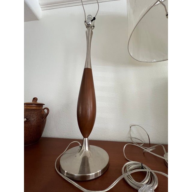 Mid-Century Modern 1960s Mid Century Modern Table Lamps - a Pair For Sale - Image 3 of 4