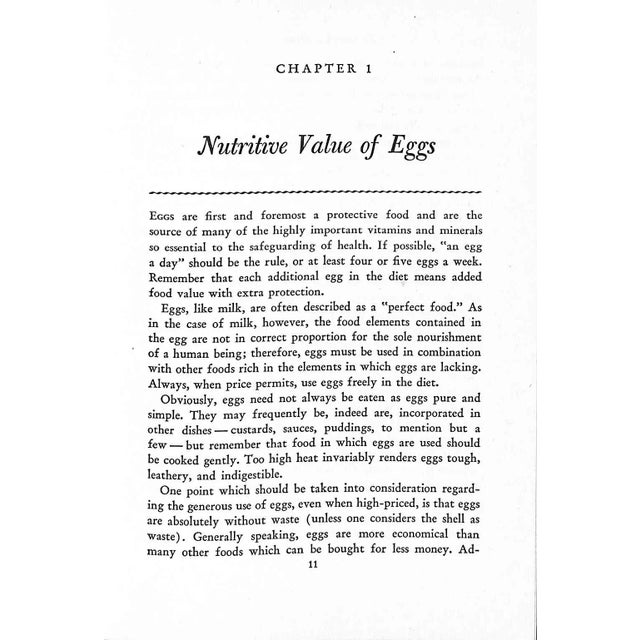 1940s "Egg Cookery: For Breakfast Luncheon and Dinner" 1945 Wallace, Lily Haxworth For Sale - Image 5 of 8