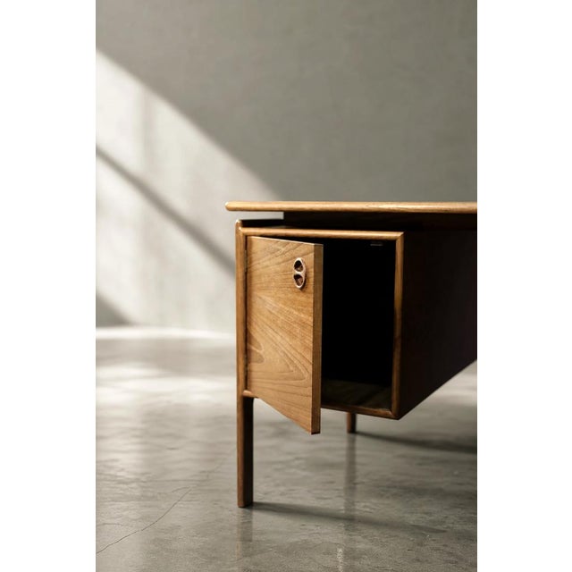 Mid-Century Danish Modern Teak Desk by Arne Vodder for GV Møbler, 1960s For Sale - Image 6 of 18