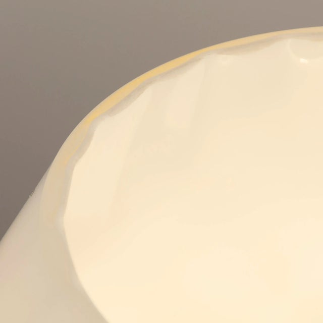 White Filigree Mushroom Lamp in Murano Glass, Italy For Sale - Image 11 of 12