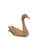 Mid-Century Modern Italian Mid-Century Modern Hand-Carved Wooden Swan With Brass Beak, C. 1960s–70s For Sale - Image 3 of 16