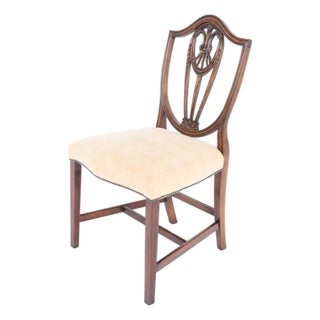 Hepplewhite Dining Chairs in Mahogany, 1920s, Set of 8 For Sale