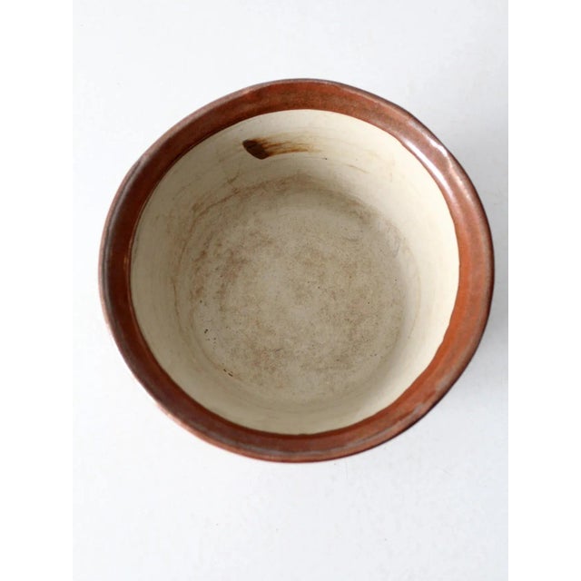 Late 20th Century Vintage Studio Pottery Bowl For Sale - Image 5 of 9