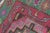 Vintage Caucasian Kazak Rug With Triple Medallions in Pink and Green 3'10 X 7'0 For Sale - Image 12 of 12