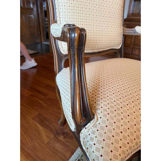 Vintage Louis XV Armchair For Sale - Image 9 of 12