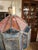 Art Deco pendant light Brass and colored cathedral glass Highly decorative Excellent condition Width 25 cm Maximum height...