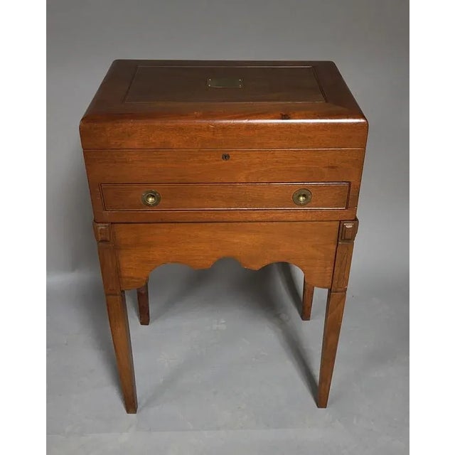 1940-50's Mahogany Silver Chest on Stand For Sale - Image 9 of 9