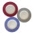 Late 20th Century Christofle Dinner/Charger Plates Micro Gold - Set of Three For Sale