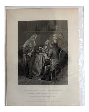 Drafting the Declaration of Independence, Print