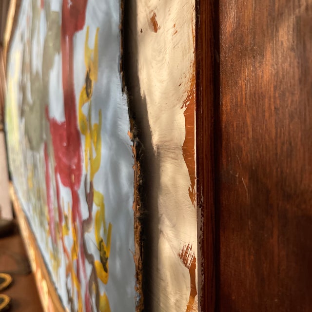 Wood Purvis Young, “Freedom Horses” Mid Century Modern Painting, Signed For Sale - Image 7 of 10