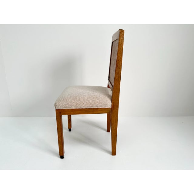 Dutch Art Deco Chair with Upholstered Seat For Sale - Image 6 of 11