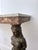 Vintage Double Caryatid Marble Console Table 73” – Classical Figural For Sale - Image 4 of 11