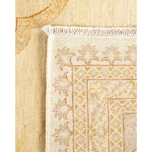 2000 - 2009 Eclectic Hand-Knotted Area Rug - Ivory, 9' 3" x 12' 6" For Sale - Image 5 of 8