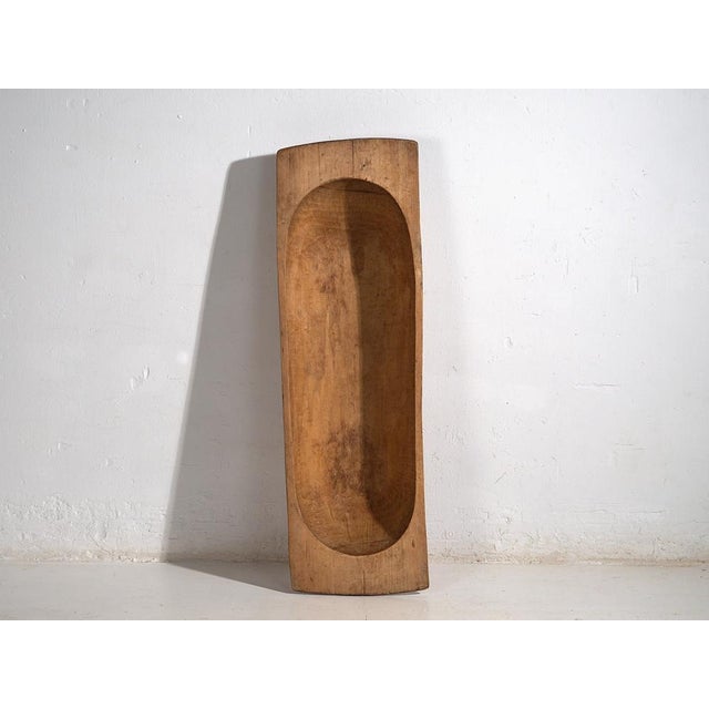 Antique Primitive Style Oval Bowl, 1900 For Sale - Image 11 of 14